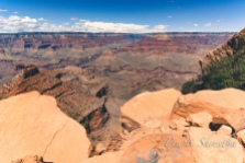 1 mile into the hike, the South Kaibab trail takes you down to the Ooh-Aah point – now imagine why it must have been named as such